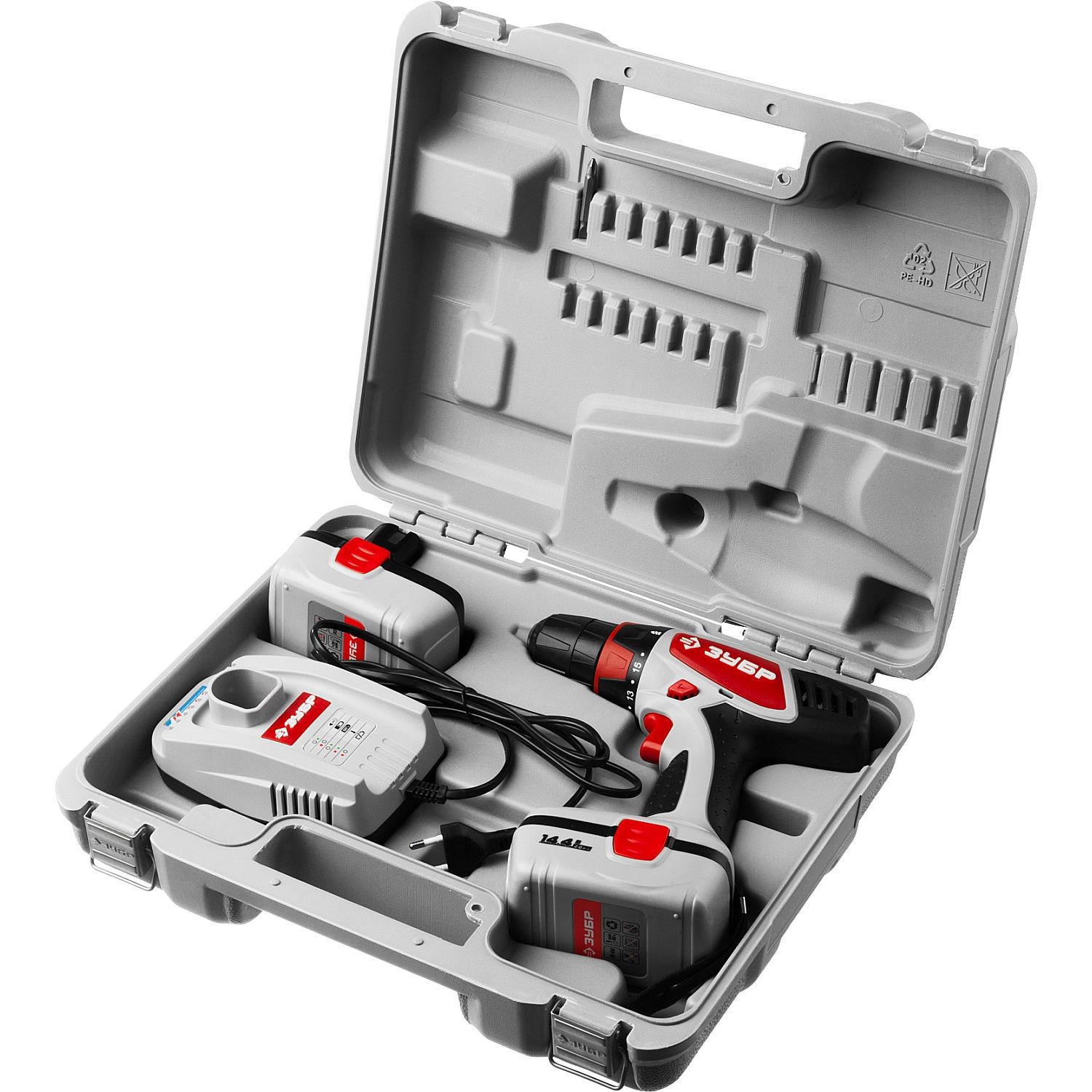 Дрель - шуруповерт, 2 АКБ ЗДА-14.4-2 КИН20