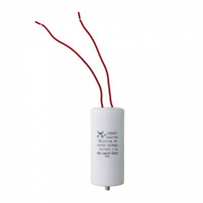 Конденсатор СВВ60 30мкФ, с проводом, 450V